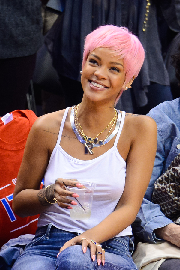 Celebrities At The Los Angeles Clippers Game